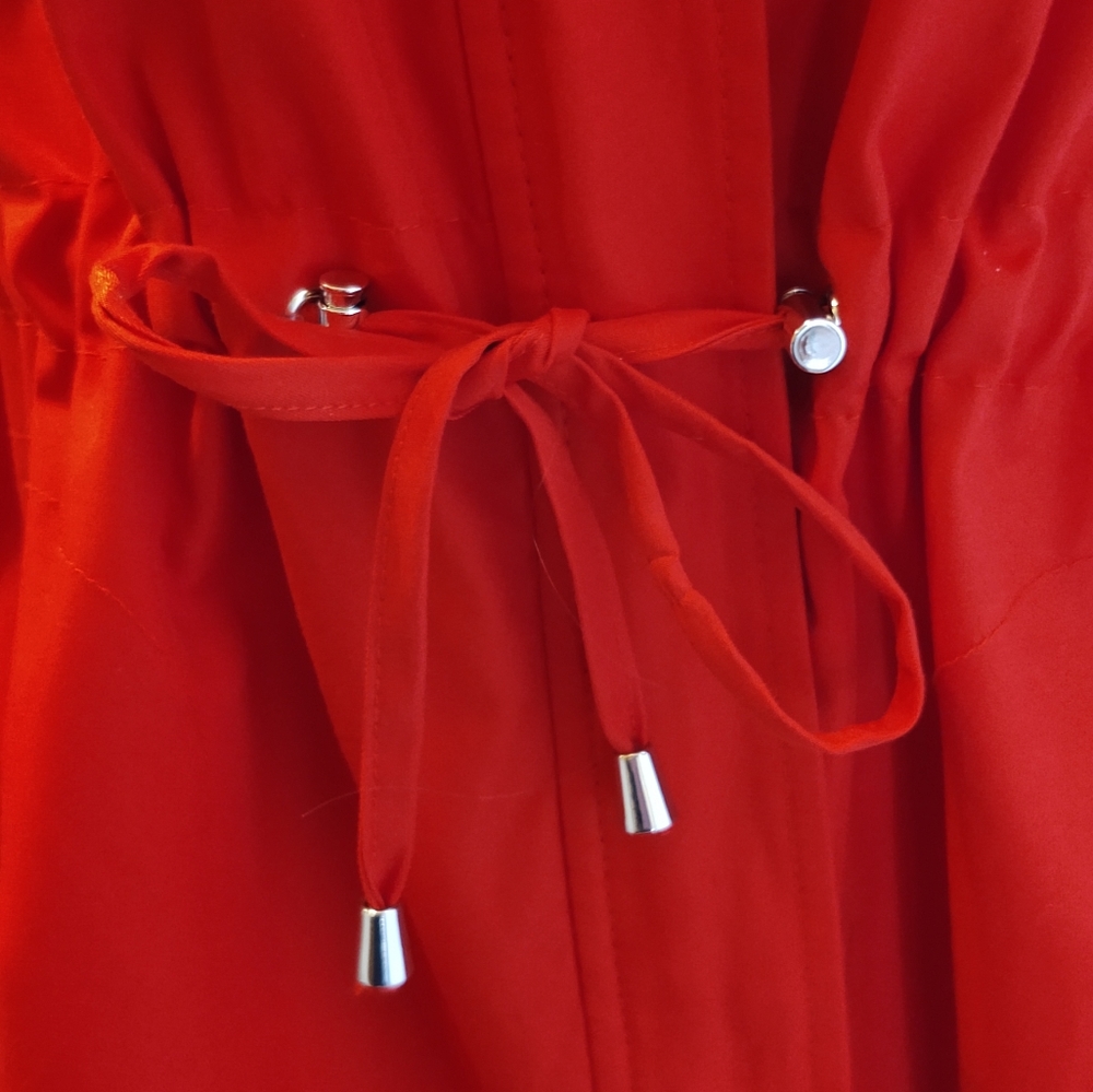 Jones New York XL Red Trench Coat - Picture 4 of 8